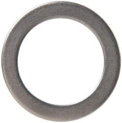 Made in USA - 1mm Thick, 20mm Inside x 28mm OD, Round Shim - 3/4" Screw, Uncoated 302/304 Stainless Steel - Exact Tool & Supply