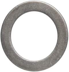 Made in USA - 1mm Thick, 25mm Inside x 36mm OD, Round Shim - 7/8" Screw, Uncoated 302/304 Stainless Steel - Exact Tool & Supply