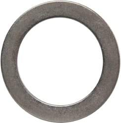 Made in USA - 0.039" Thick, 30mm Inside x 42mm OD, Round Shim - Uncoated 302/304 Stainless Steel - Exact Tool & Supply