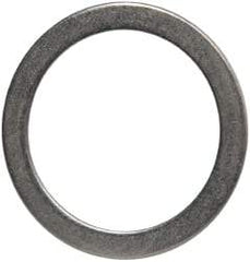 Made in USA - 0.039" Thick, 35mm Inside x 45.01mm OD, Round Shim - Uncoated 302/304 Stainless Steel - Exact Tool & Supply