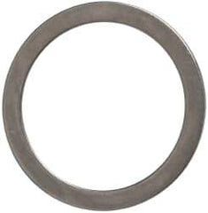 Made in USA - 0.039" Thick, 40mm Inside x 50mm OD, Round Shim - Uncoated 302/304 Stainless Steel - Exact Tool & Supply