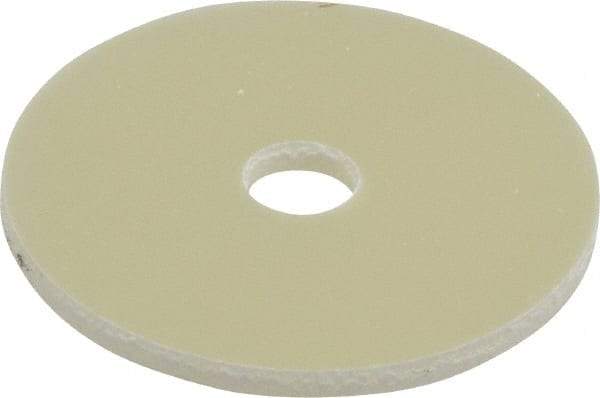 Made in USA - 3/8" Screw, Grade G10 Fiberglass Standard Flat Washer - 3/8" ID x 2" OD, 1/8" Thick, Plain Finish - Exact Tool & Supply