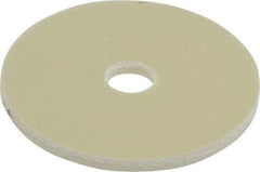 Made in USA - 3/8" Screw, Grade G10 Fiberglass Standard Flat Washer - 3/8" ID x 2" OD, 1/8" Thick, Plain Finish - Exact Tool & Supply