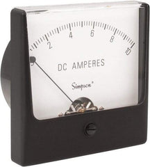 Simpson Electric - Analog, DC Ammeter, Panel Meter - 60 Hz, 0.005 Ohms at 60 Hz - Exact Tool & Supply
