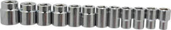 Blackhawk by Proto - 11 Piece 1/2" Drive Socket Set - 6 Points, 3/8" to 1" Range, Inch Measurement Standard - Exact Tool & Supply