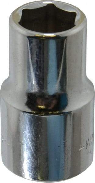 Blackhawk by Proto - 1/2" Drive, Standard Hand Socket - 6 Points, 1-1/2" OAL, Chrome Finish - Exact Tool & Supply