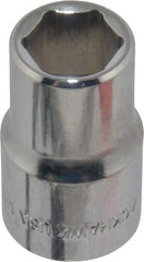 Blackhawk by Proto - 1/2" Drive, Standard Hand Socket - 6 Points, 1-1/2" OAL, Chrome Finish - Exact Tool & Supply