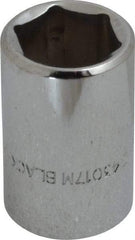 Blackhawk by Proto - 1/2" Drive, Standard Hand Socket - 6 Points, 1-1/2" OAL, Chrome Finish - Exact Tool & Supply
