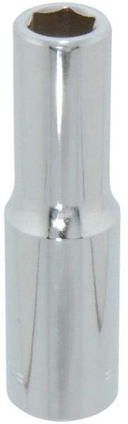 Blackhawk by Proto - 1/2" Drive, Deep Hand Socket - 6 Points, 3-3/32" OAL, Chrome Finish - Exact Tool & Supply