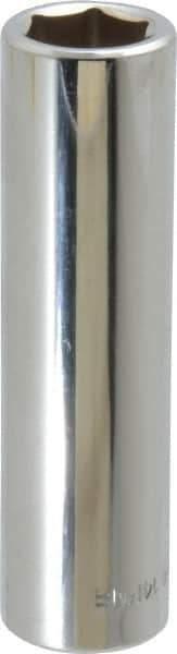 Blackhawk by Proto - 1/2" Drive, Deep Hand Socket - 6 Points, 3-3/32" OAL, Chrome Finish - Exact Tool & Supply