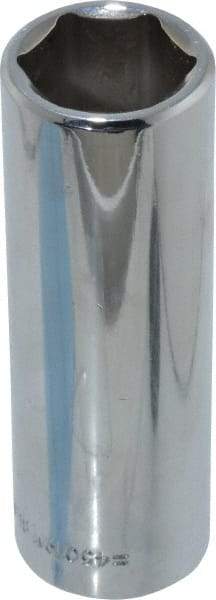 Blackhawk by Proto - 1/2" Drive, Deep Hand Socket - 6 Points, 3-3/32" OAL, Chrome Finish - Exact Tool & Supply