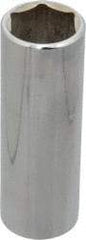 Blackhawk by Proto - 1/2" Drive, Deep Hand Socket - 6 Points, 3-3/32" OAL, Chrome Finish - Exact Tool & Supply