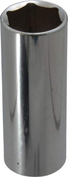 Blackhawk by Proto - 1/2" Drive, Deep Hand Socket - 6 Points, 3-3/32" OAL, Chrome Finish - Exact Tool & Supply