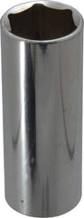 Blackhawk by Proto - 1/2" Drive, Deep Hand Socket - 6 Points, 3-3/32" OAL, Chrome Finish - Exact Tool & Supply