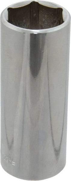 Blackhawk by Proto - 1/2" Drive, Deep Hand Socket - 6 Points, 3-3/32" OAL, Chrome Finish - Exact Tool & Supply