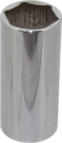 Blackhawk by Proto - 1/2" Drive, Deep Hand Socket - 6 Points, 3-3/32" OAL, Chrome Finish - Exact Tool & Supply