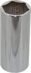Blackhawk by Proto - 1/2" Drive, Deep Hand Socket - 6 Points, 3-3/32" OAL, Chrome Finish - Exact Tool & Supply