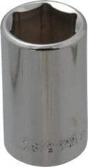 Blackhawk by Proto - 5/8", 1/2" Drive, Standard Hand Socket - 6 Points, 1-1/2" OAL, Chrome Finish - Exact Tool & Supply