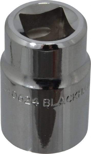 Blackhawk by Proto - 3/4", 1/2" Drive, Standard Hand Socket - 6 Points, 1-1/2" OAL, Chrome Finish - Exact Tool & Supply