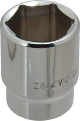 Blackhawk by Proto - 7/8", 1/2" Drive, Standard Hand Socket - 6 Points, 1-1/2" OAL, Chrome Finish - Exact Tool & Supply
