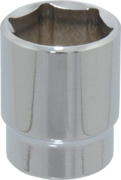 Blackhawk by Proto - 15/16", 1/2" Drive, Standard Hand Socket - 6 Points, 1-1/2" OAL, Chrome Finish - Exact Tool & Supply