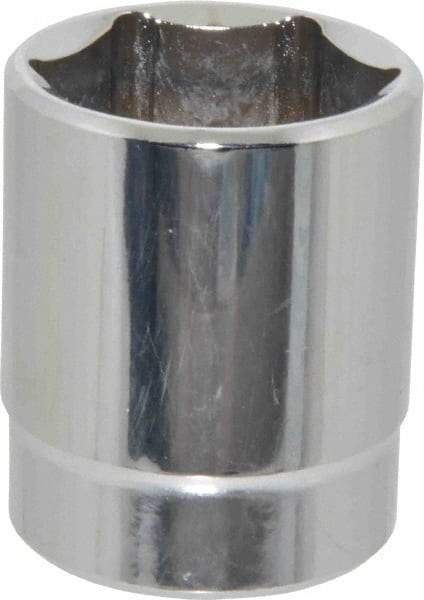 Blackhawk by Proto - 1", 1/2" Drive, Standard Hand Socket - 6 Points, 1-5/8" OAL, Chrome Finish - Exact Tool & Supply