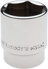 Blackhawk by Proto - 1-1/16", 1/2" Drive, Standard Hand Socket - 6 Points, 1-11/16" OAL - Exact Tool & Supply