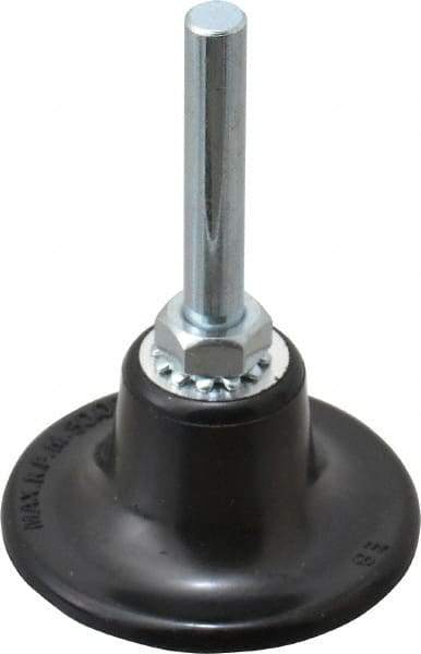 Value Collection - 2" Diam Quick-Change Type S Disc Backing Pad - 1/4" Shank Diam, 25,000 RPM - Exact Tool & Supply