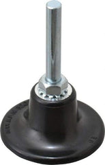 Value Collection - 2" Diam Quick-Change Type S Disc Backing Pad - 1/4" Shank Diam, 25,000 RPM - Exact Tool & Supply