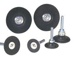 Standard Abrasives - 2" Diam Quick-Change Disc Backing Pad - 1/4" Shank Diam, Hard Density, 20,000 RPM, Lockit Compatible - Exact Tool & Supply