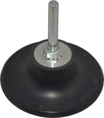 Value Collection - 3" Diam Quick-Change Type R Disc Backing Pad - 1/4" Shank Diam, 20,000 RPM - Exact Tool & Supply