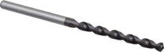 Accupro - 5/32" 130° Cobalt Jobber Drill - TiAlN Finish, Right Hand Cut, Parabolic Flute, Straight Shank, 2-15/16" OAL, Split Point - Exact Tool & Supply