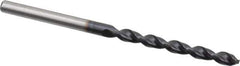 Accupro - #21 130° Cobalt Jobber Drill - TiAlN Finish, Right Hand Cut, Parabolic Flute, Straight Shank, 2-15/16" OAL, Split Point - Exact Tool & Supply