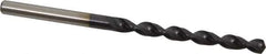 Accupro - 3/16" 130° Cobalt Jobber Drill - TiAlN Finish, Right Hand Cut, Parabolic Flute, Straight Shank, 3-3/8" OAL, Split Point - Exact Tool & Supply