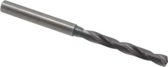 Guhring - 0.2047" 140° Solid Carbide Jobber Drill - FIREX Finish, Right Hand Cut, Spiral Flute, Straight Shank, 82mm OAL, SU Point - Exact Tool & Supply