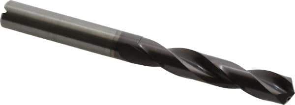 Guhring - 0.3937" 140° Solid Carbide Jobber Drill - FIREX Finish, Right Hand Cut, Spiral Flute, Straight Shank, 103mm OAL, SU Point - Exact Tool & Supply