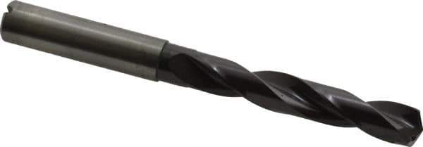 Guhring - 0.4331" 140° Solid Carbide Jobber Drill - FIREX Finish, Right Hand Cut, Spiral Flute, Straight Shank, 118mm OAL, SU Point - Exact Tool & Supply