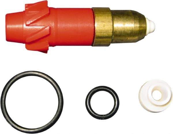 Kranzle - Rotating, Brass, Ceramic, Plastic & Rubber, Pressure Washer Nozzle Repair Kit - 1.14mm Orifice Diam, Red - Exact Tool & Supply