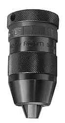 Rohm - JT6, 1/8 to 5/8" Capacity, Tapered Mount Drill Chuck - Keyless, 51mm Sleeve Diam, 96.5mm Open Length - Exact Tool & Supply