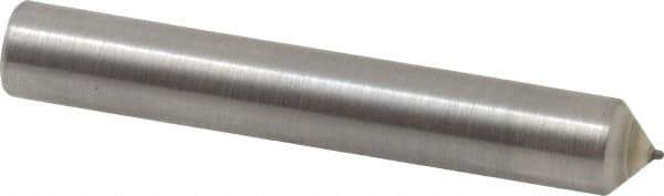 SPI - 0.02" Full Ball Radius Single Point Diamond Dresser - 2-1/2" Long x 3/8" Shank Diam - Exact Tool & Supply