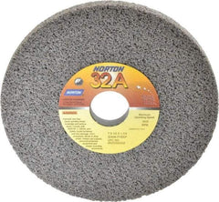 Norton - 7" Diam x 1-1/4" Hole x 1/2" Thick, F Hardness, 46 Grit Surface Grinding Wheel - Aluminum Oxide, Type 1, Coarse Grade, 3,600 Max RPM, Vitrified Bond, No Recess - Exact Tool & Supply