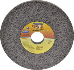 Norton - 7" Diam x 1-1/4" Hole x 1/2" Thick, G Hardness, 46 Grit Surface Grinding Wheel - Aluminum Oxide, Type 1, Coarse Grade, 3,600 Max RPM, Vitrified Bond, No Recess - Exact Tool & Supply