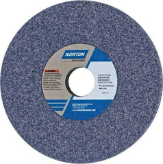 Norton - 7" Diam x 1-1/4" Hole x 1/2" Thick, H Hardness, 46 Grit Surface Grinding Wheel - Aluminum Oxide, Type 1, Coarse Grade, 3,600 Max RPM, Vitrified Bond, No Recess - Exact Tool & Supply
