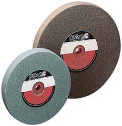 Camel Grinding Wheels - 80 Grit Aluminum Oxide Bench & Pedestal Grinding Wheel - 10" Diam x 1-1/4" Hole x 1" Thick, 2483 Max RPM, M Hardness, Medium Grade , Vitrified Bond - Exact Tool & Supply
