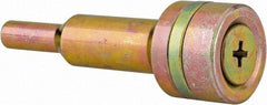 Value Collection - 3/8 & 1/4" Hole, Screw Lock Wheel Mandrel - 2-1/16" OAL, 1/4" Shank Diam - Exact Tool & Supply