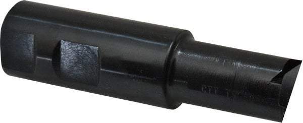 Cutting Tool Technologies - 1-15/32" Cutting Diam x 5/8" Cutting Width, 4 Cutter Inserts, 1" Shank Diam, Indexable T-Slot Cutter - Insert Style 1500-030, 2 Flutes - Exact Tool & Supply