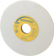 Norton - 7" Diam x 1-1/4" Hole x 1/4" Thick, I Hardness, 46 Grit Surface Grinding Wheel - Aluminum Oxide, Type 1, Coarse Grade, 3,600 Max RPM, Vitrified Bond, No Recess - Exact Tool & Supply
