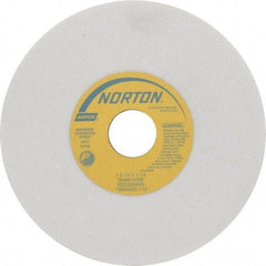 Norton - 7" Diam x 1-1/4" Hole x 1/4" Thick, H Hardness, 60 Grit Surface Grinding Wheel - Aluminum Oxide, Type 1, Medium Grade, 3,600 Max RPM, Vitrified Bond, No Recess - Exact Tool & Supply