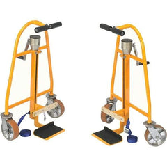 Wesco Industrial Products - 1,320 Lb Capacity 32" OAH Furniture Mover - T-Handle ComfortGrip Handle, Steel, Polyurethane Wheels - Exact Tool & Supply