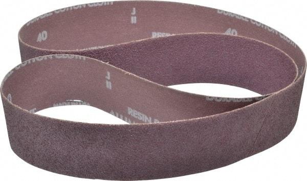Norton - 2" Wide x 48" OAL, 40 Grit, Aluminum Oxide Abrasive Belt - Aluminum Oxide, Coarse, Coated, X Weighted Cloth Backing, Series R228 - Exact Tool & Supply